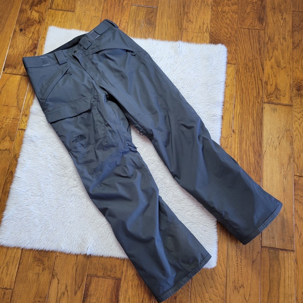 The North Face Freedom Insulated Snow Pants Men's Medium Dark Gray Ski Snowboard